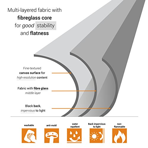 celexon 90" Tripod Projector Screen Ultra Lightweight, 16:10 format, 11 lbs weight, Projector Screen Size: 76’’ x 48’’