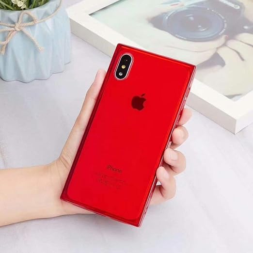 Amazon Com Square Case For Iphone Xs Max Tzomsze Reinforced Corners Tpu Cushion Crystal Clear Slim Cover Shock Absorption Tpu Silicone Shell Red Amazon Com Square Case For Iphone Xs Max Tzomsze Reinforced Corners Tpu Cushion Crystal Clear Slim Cover Shock Absorption Tpu Silicone Shell Red