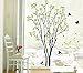 My Time Change Free Tree Green Leaves Swallows Birds DIY PVC Vinyl Wall Sticker Removable Home Decoration Art Décor Mural Bedroom Living Room Decorative Decal