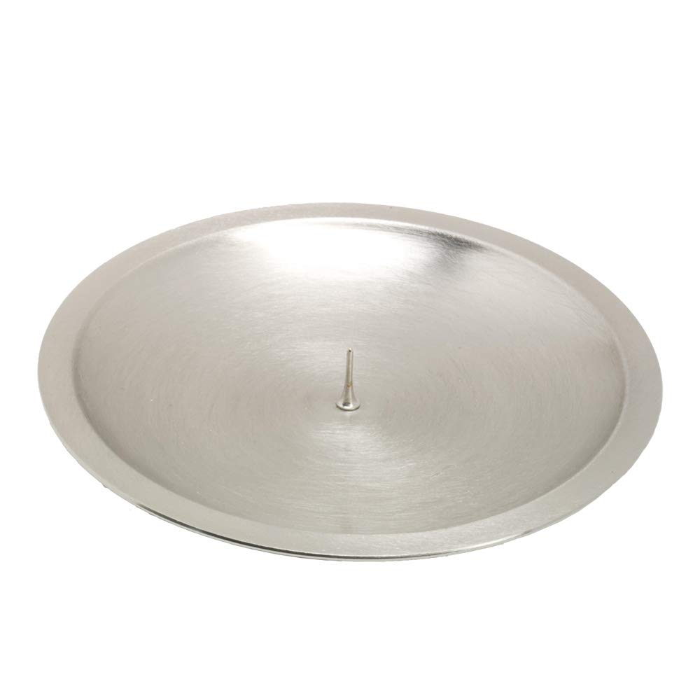 NKlaus candle plate Ø13cm with thorn 1cm candle holder candle holder candle coaster pillar candles communion baptism 2815