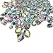 200PCS Crystal Gems AB Acrylic Flatback Sew On Diamante Rhinestones with Mixed Shapes for DIY Crafts Handicrafts Clothes Bag Shoes Decorations by CSPRING primary