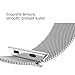 Wingco Apple Watch Band - Magnet Closure, 42mm Milanese Stainless Steel Replacement, Replacement Wrist Band for iWatch - Silver