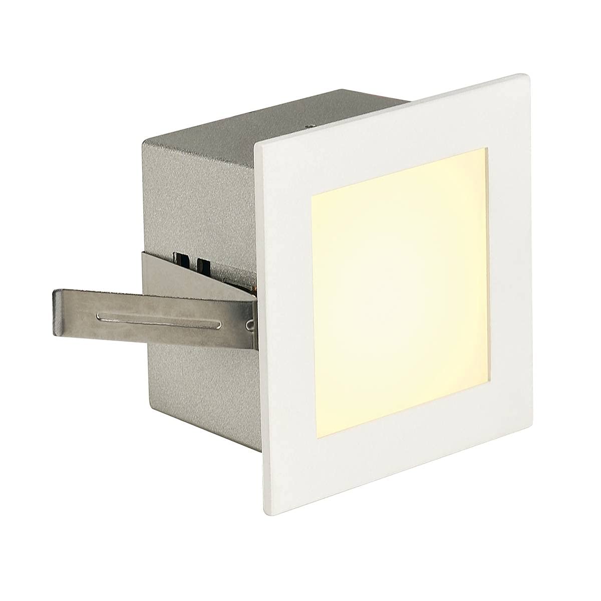 SLV recessed Wall Light Frame Basic/Internal Ceiling and Wall Illumination, LED spot, recessed Light, recessed Wall Light, Ceiling spot / 3000K 1W 40lm White