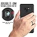 for 9 Case - eSamcore Ring Holder Kickstand Cases + Dashboard Magnetic Phone Car Mount [Black]