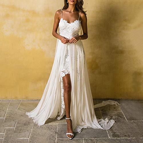 image for Bokeley Dress Bokeley Womens Sling V-Neck Long Dress,Ladies Sexy Lace 