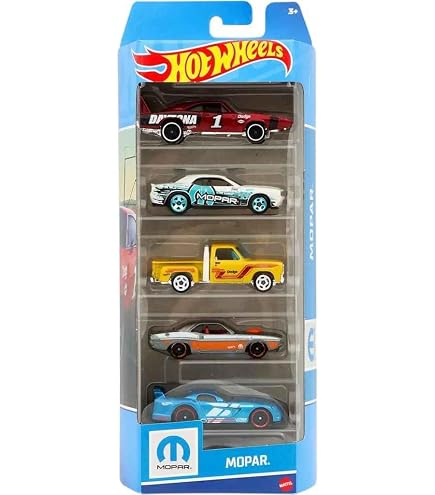 Hot Wheels HW Flames 5 Pack: 56 Ford F-100, 83 Chevy Silverado, 64