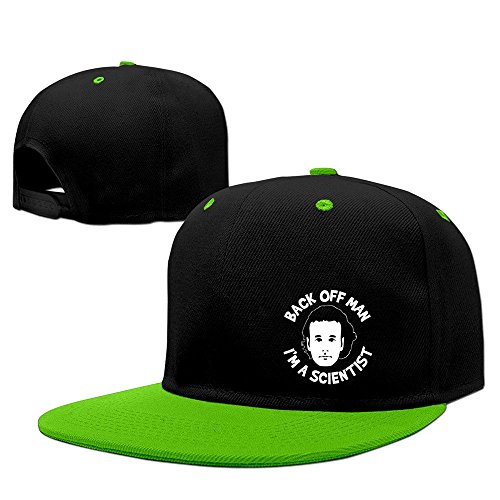 Back Off Man - I'm A Scientist - Bill Murray Ghostbusters Flat Bill Hip Hop Cap Cool