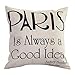 Onker Cotton Linen Square Decorative Throw Pillow Case Cushion Cover 18