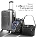 TSA Approved Luggage Locks, Suitcase Lock [2 Pack] CFMOUR 4-Digit Security Combination Padlock for Travel Luggage Suitcase Backpack Bag Case Code Padlocks - Black