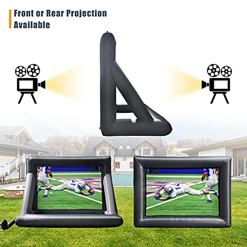 Easyzon Jumbo Inflatable Projector Screen 20 feet Outdoor Indoor Mega