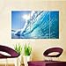 Wieco Art Sea Waves Large 5 Piece Modern Giclee Canvas Prints Seascape Artwork Ocean Beach Pictures Paintings on Canvas Wall Art Ready to Hang for Living Room Bedroom Home Office Decorations