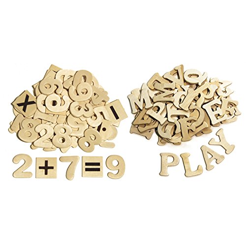 Pacon Wood Letters & Numbers