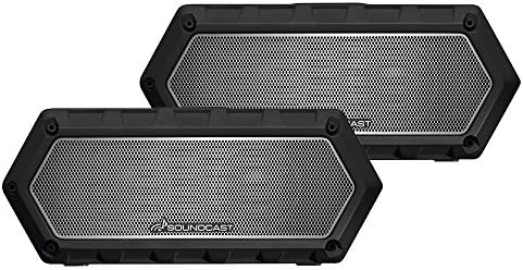 Soundcast VG1 Premium Waterproof Portable Bluetooth Speakers, Shock Resistant Stereo Pair