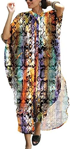AILUNSNIKA Womens Plus Size Caftan Swimsuit Cover Up Long Turkish