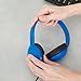 Egghead Heavy Duty Kids’ Headphone w/Tangle-Free Cord, Blue