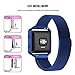 Fitbit Blaze Accessory Band,Small (5.5-6.7 in),Oitom Milanese Magnet Loop Stainless Steel Metal for Fitbit Blaze Smart Fitness Watch (Blue)