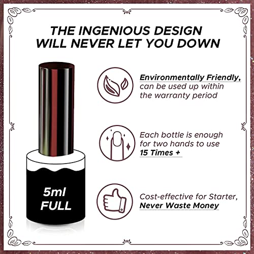 Gel Nail Polish Set with Top/Base Coat, 12+2 Pcs Black White Grey Gold Brown Blue Silver Glitter Classic Colors Soak Off Starter Kit Nail Art DIY Salon Manicure Holiday arty Gift for Girls Women by MEFA