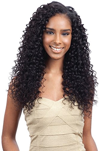 NAKED BRAZILIAN DEEP WAVE 7PCS (18"/20"/22", Natural) - Saga 100% Human Virgin Remy Hair Weave