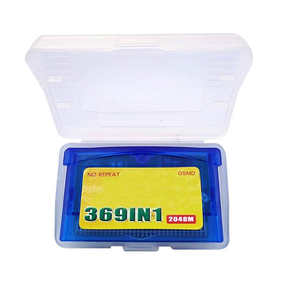 369 in 1 Game Cartridge for G-B Console - Card 32 Bit Video Game Compilations Classic Collection English Version: Video Games