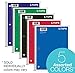 TOPS Quadrille Ruled Kraft Notebook, 8.5 x 11 Inch, 3-Hole Punched, 80 sheets, Colors May Vary (65154)