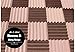 Professional Acoustic Foam Panels - Wedge Style 12x12' Tiles - 4 Pack - Studio Foam for Sound Dampening - Soundproofing Panels for Walls and Ceilings (Rosy Beige Color)