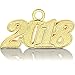 Frienda 2018 Year Signet Gold Color Charm for Graduation Tassel Grad Days