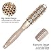 BANGMENG Round Barrel Anti-Static Hair Brush | Nano Thermal Ceramic Ionic Tech | Protect Hair, Enhance Texture, For Curling & Drying (1 inch)