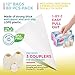 Pastry Bags - 12 inch Clear Piping and Decorative Icing Frosting Bags with 80 Pieces of Heavy Duty Extra Thick Disposable, In a Hassle-Free Dispenser Box + Gift of 3 Professional Couplers