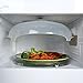 LAKESIDE LIVING Magnetic Microwave Splatter Shield - BPA FREE 11.5 Inch Plate Guard Lid With Built In Handles And Steam Vents