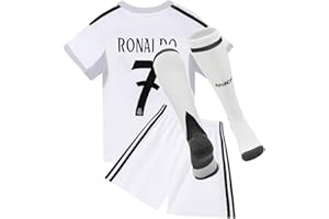 YEESON No #7#9 Madrid Special Edition Kids Soccer Jersey Shirts Football Futbol Socks Set New Season Youth Sizes