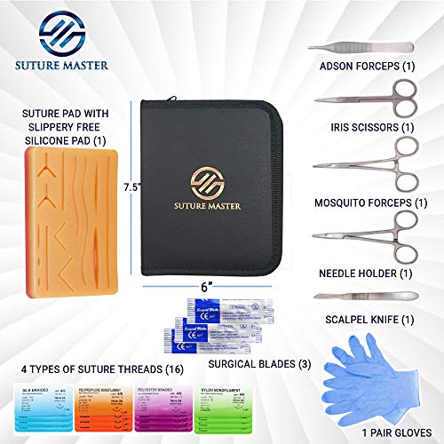 Complete Suture Practice Kit for Vet, Medical Students and Nurse to