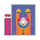 Pin the Nose on the Clown Party Game | Game Collection | Party Accessory