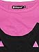 Allegra K Women's Cartoon Pattern Short Batwing Sleeves Tunic Top XL Pink