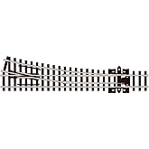 Peco N Scale Code 80 Insulfrog #6 Right-Hand Turnout