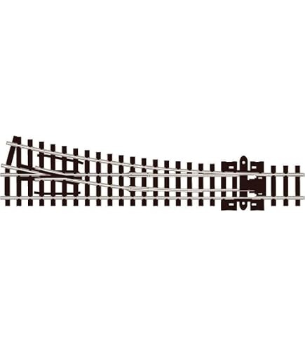 Amazon.com: Peco N Scale Code 55 Electrofrog #6 Double Crossover