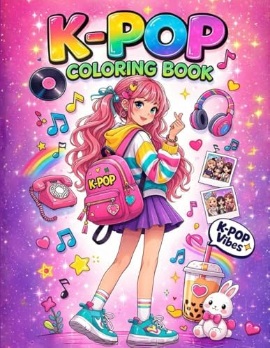 Just A Girl Who Loves K-Pop: Kpop Notebook to Write In, 6x9, Blank
