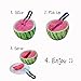 MERCIER KITCHEN Watermelon Slicer Corer and Server Tongs Stainless Steel and Free Bonus Double Headed Melon Baller by MERCIER KITCHEN