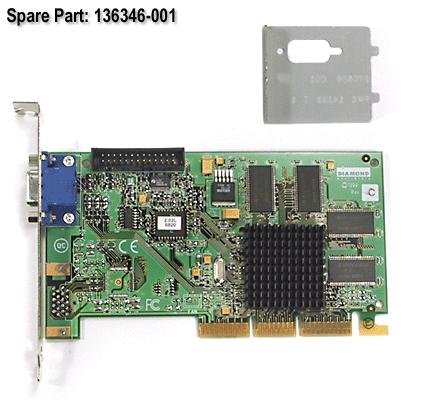 Compaq - 16MB NVIDIA TNT2 AGP GRAPHICS - 136346-001
