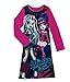 Monster High Girls Flannel "Monster High" Sleep Gown Nightgown Pajamas