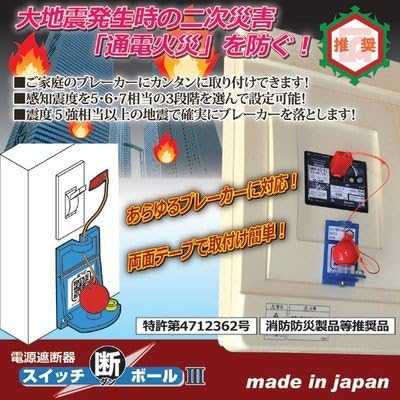 Amazon Co Jp ブレーカー自動遮断装置 スイッチ断ボール3 キャップ5種 水平器付き 日本製 通販用梱包品 ホーム キッチン