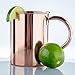 Moscow Mule Copper Mug Unlined 18 oz, 100% Pure Copper Moscow Mule Mug - No Inner Lining