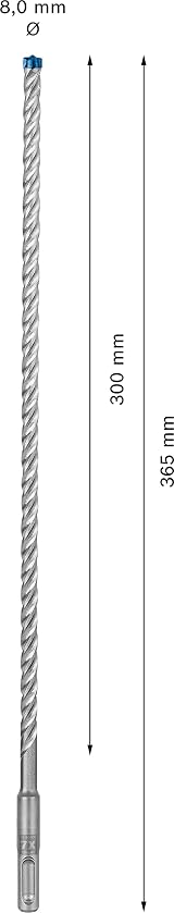 Bosch EXPERT SDS plus-7X Hammer Drill Bit 8 mm 300 x 365 mm Professional view 3