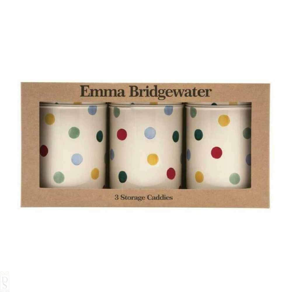 Emma Bridgewater Polka Dot Round Caddies, Set of 3