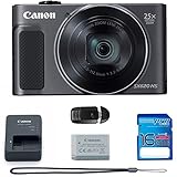 Canon PowerShot SX620 HS Digital Camera (Black) + Deal-Expo Bundle.