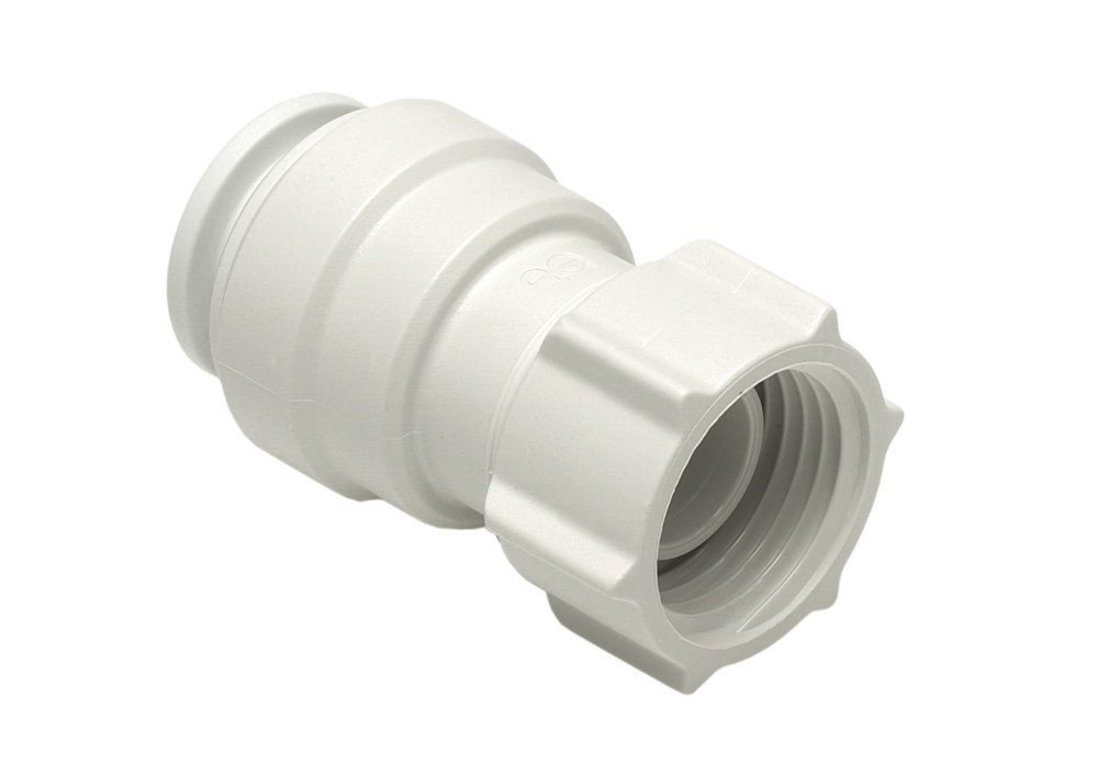 John Guest Speedfit PSE3201W 15 mm x 1/2 inch BSP Female Coupler - Tap Connector (Bag of 10)