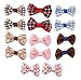itPlus Pet Dog Hair Clips Small Bowknot Grooming Topknot Bows Puppy Cat Hair Accessories (14PCS)