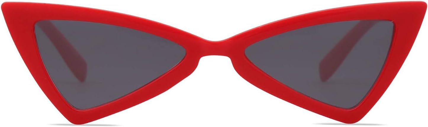 Clout Triangle Sunglasses for Women Men High Pointed Triangle Butterfly Glasses