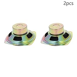 Fielect 2Pcs 5W 4 Ohm DIY Magnetic Speaker Audio
