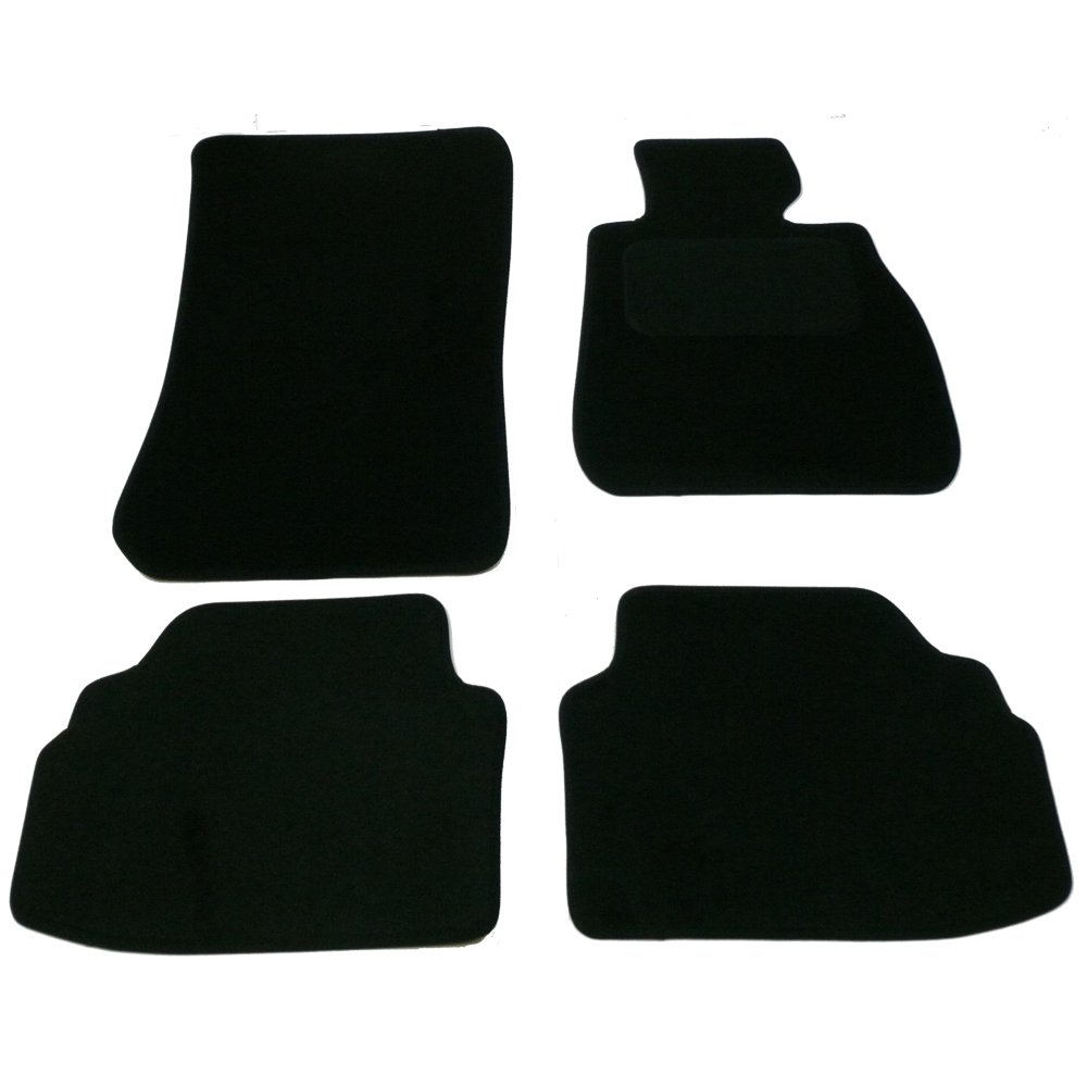 Sakura Mat Set BMW E92 3-Series Coupe Carpet with Carpet Heelpad 07-13 - Black