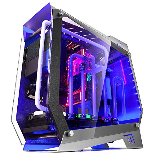 GOLDEN FIELD 5300 ATX Case Full Tower PC Gaming Computer Case ATX/M-ATX/ITX Desktop Computer Shell Cases with Tempered Glasse - Thumbnail 7